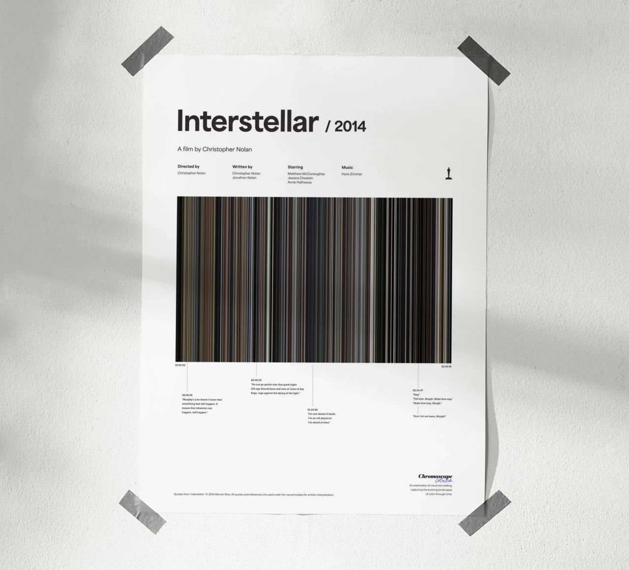 Interstellar (Chromascape) poster de Made by TAKA