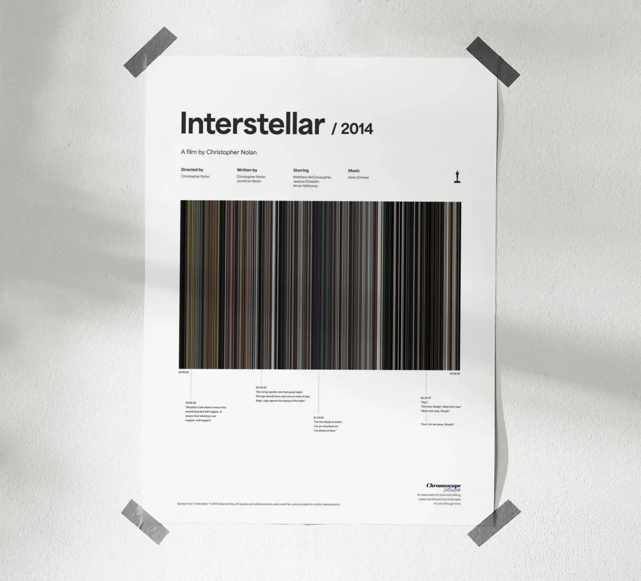 Interstellar (Chromascape) poster da Made by TAKA