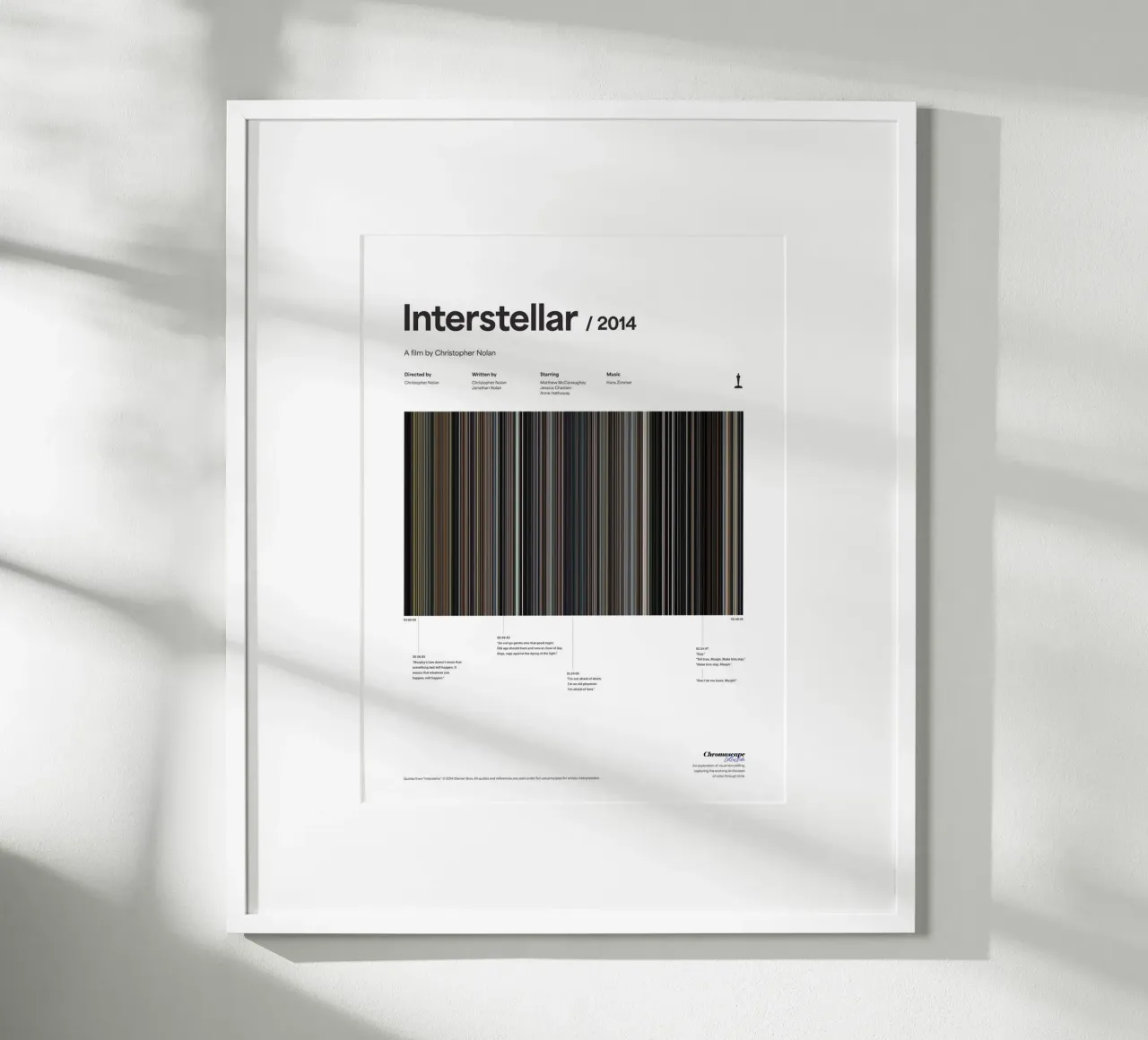 Interstellar (Chromascape) poster da Made by TAKA