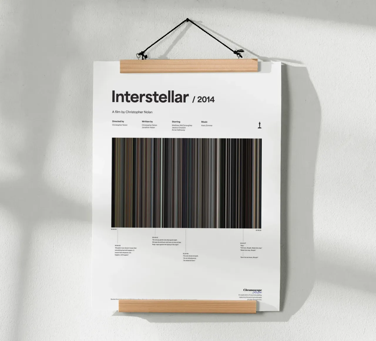 Interstellar (Chromascape) poster da Made by TAKA