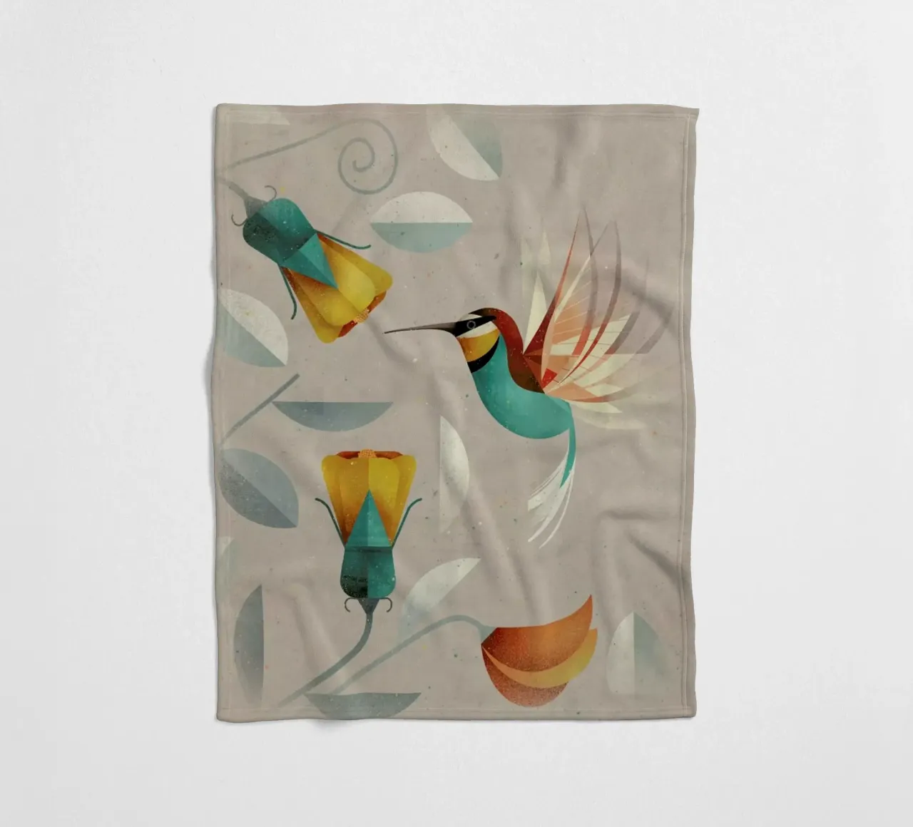 Kolibri coperta in pile da Dieter Braun
