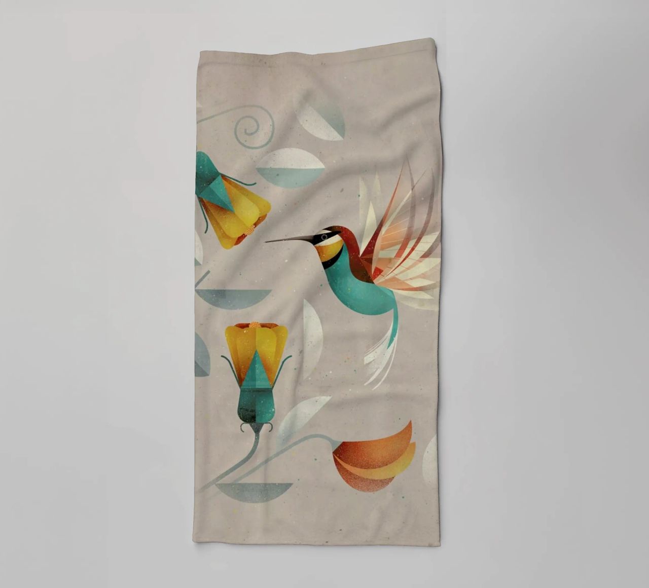 Kolibri towel by Dieter Braun