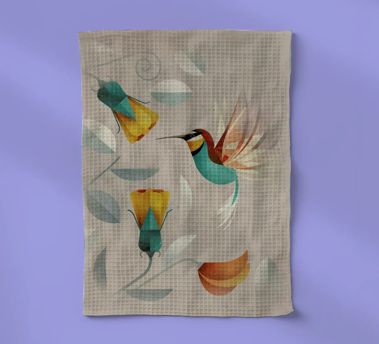 Kolibri tea towel by Dieter Braun