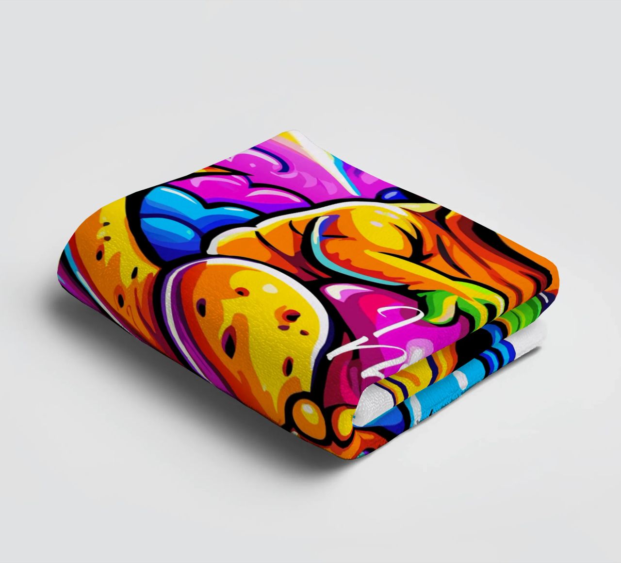 Cute Dino Hugging a Heart Pillow on a Cloud - Custom Text toalla de baño de Artnesia