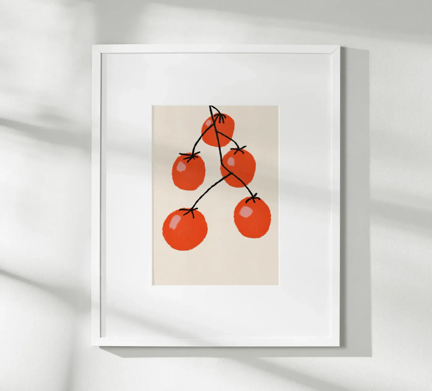 Fresh Tomato Vine Poster von Nicolas