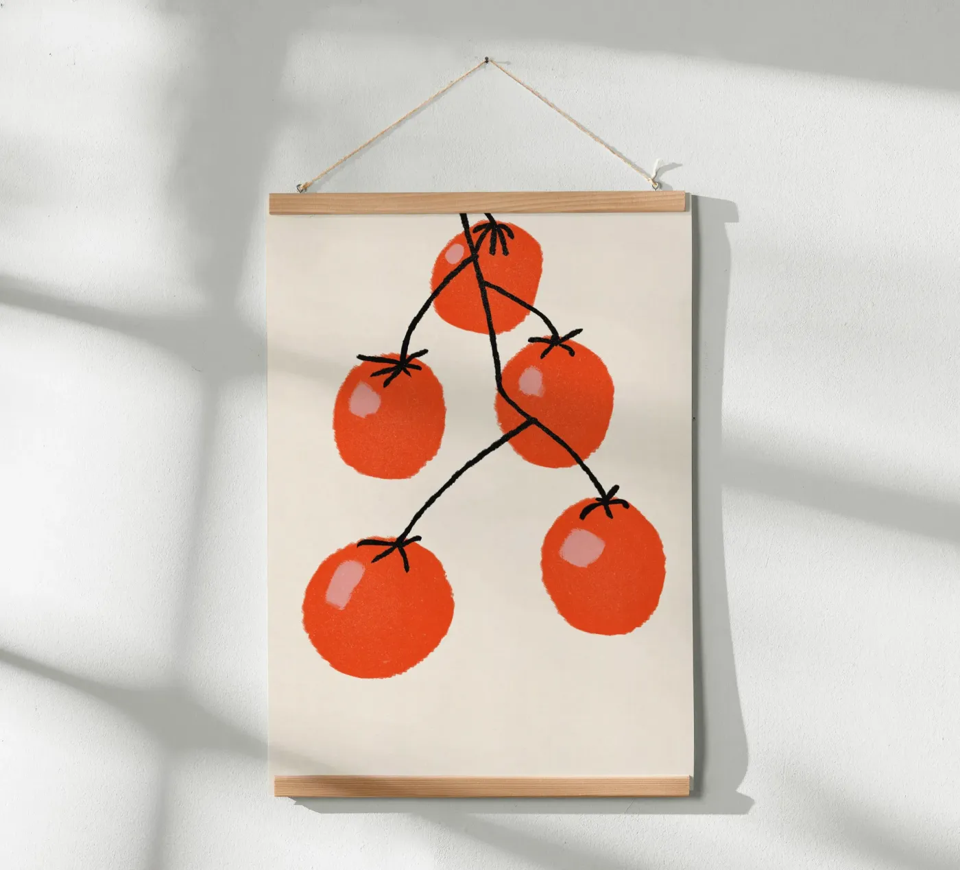 Fresh Tomato Vine Poster von Nicolas