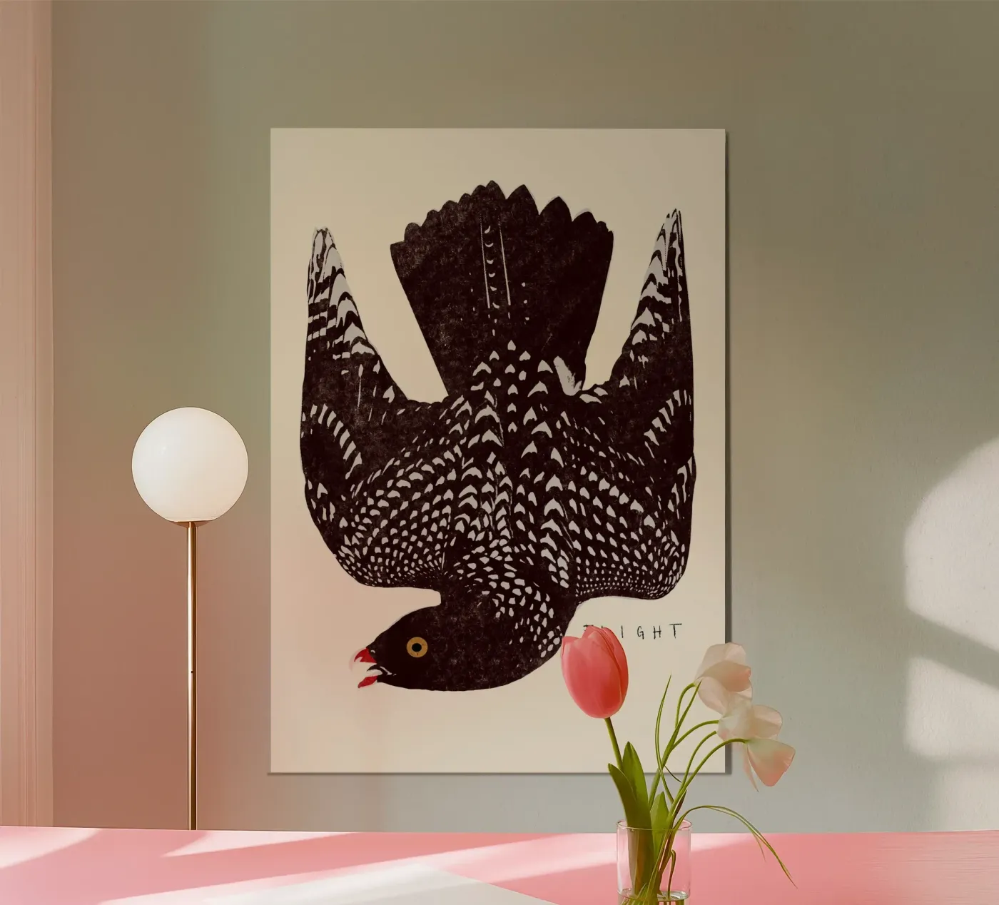 Speckled Black Bird poster de Josephin Hermsdorf