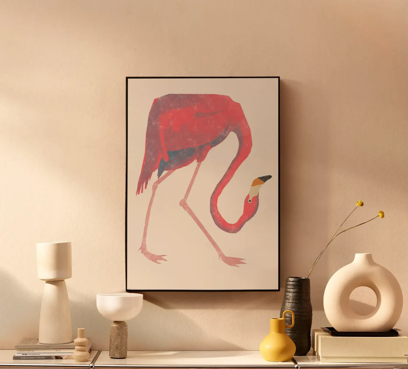 Flamingo plexiglass da Josephin Hermsdorf