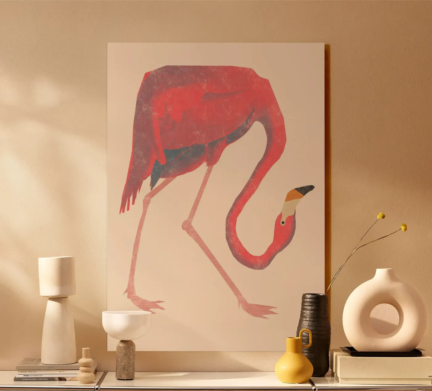 Flamingo plexiglass da Josephin Hermsdorf