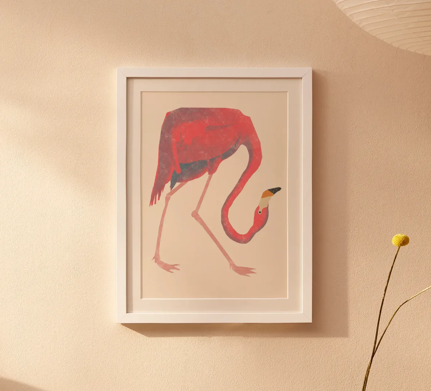 Flamingo poster van Josephin Hermsdorf