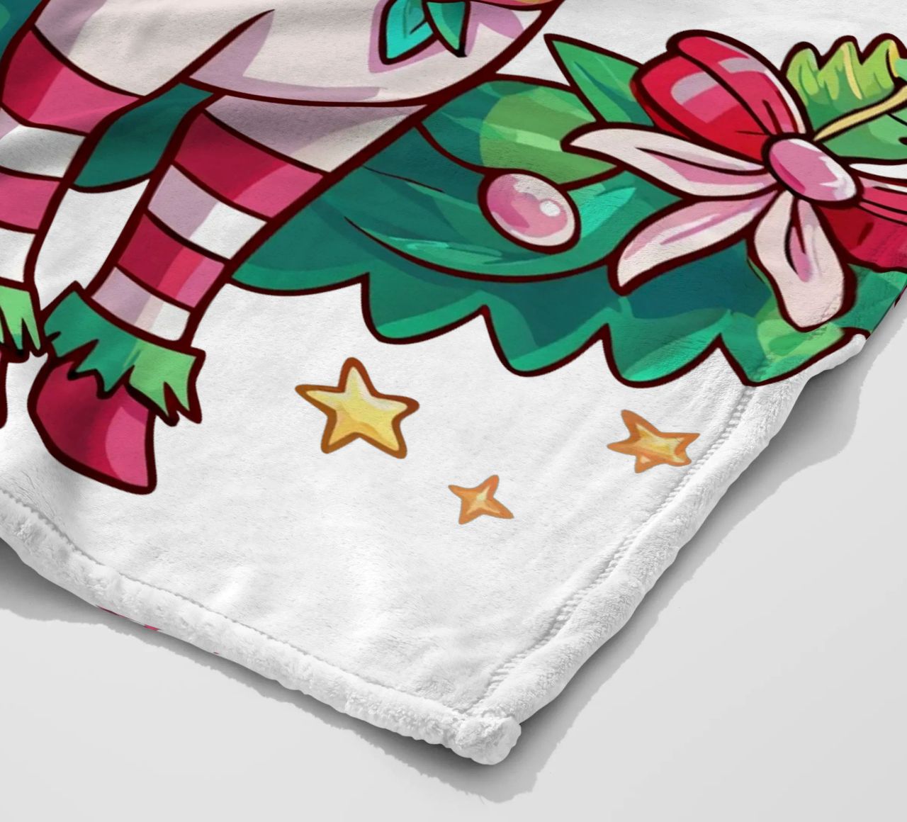 Magical Christmas Cute Unicorn - Add Custom Event and Name Fleecedecke von Artnesia