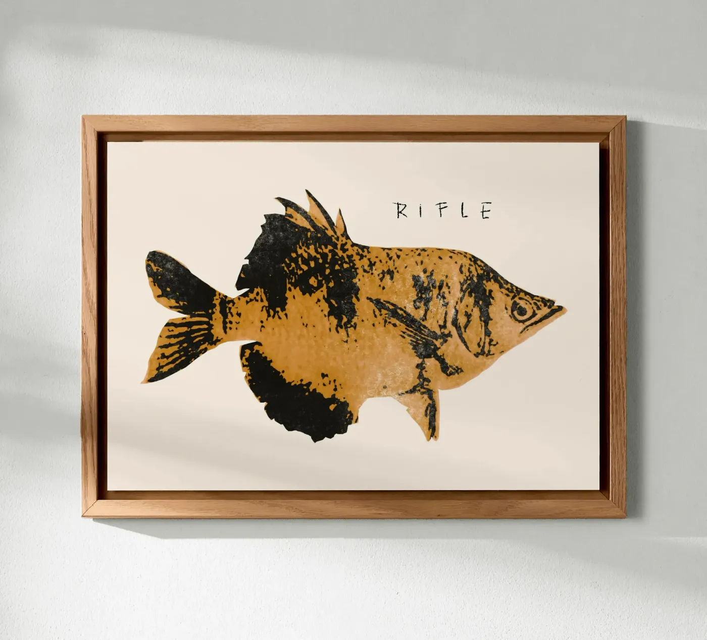 Rustic Patterned Fish panneau forex de Josephin Hermsdorf