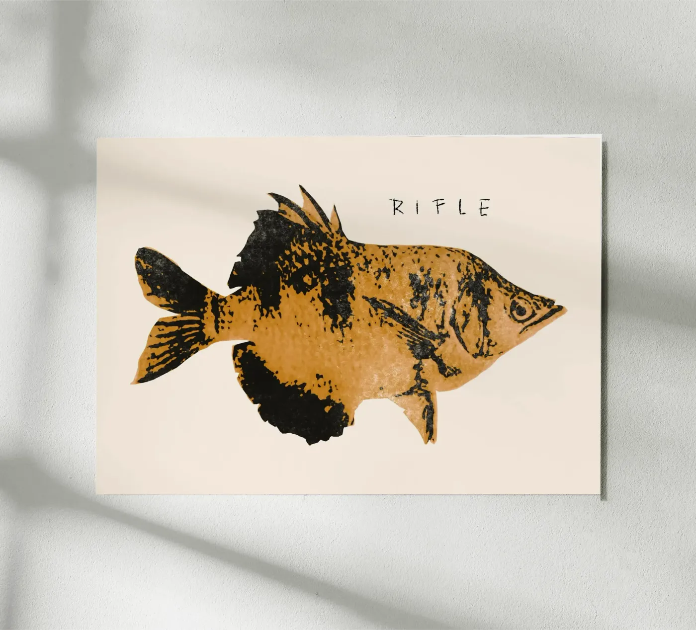 Rustic Patterned Fish panneau forex de Josephin Hermsdorf
