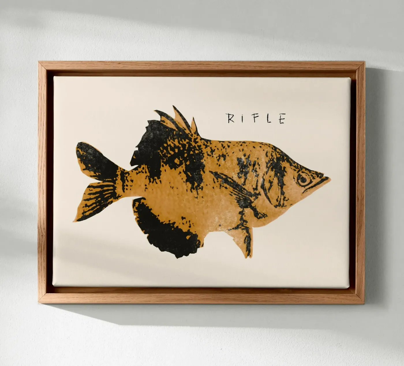 Rustic Patterned Fish toile de Josephin Hermsdorf