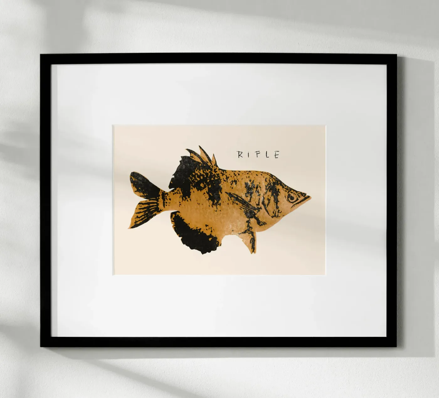 Rustic Patterned Fish poster de Josephin Hermsdorf