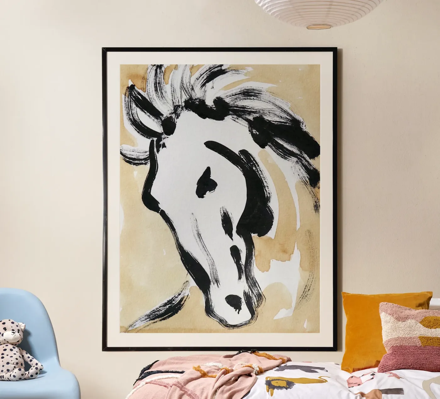 Expressive Horse Head poster da Santhosh ch