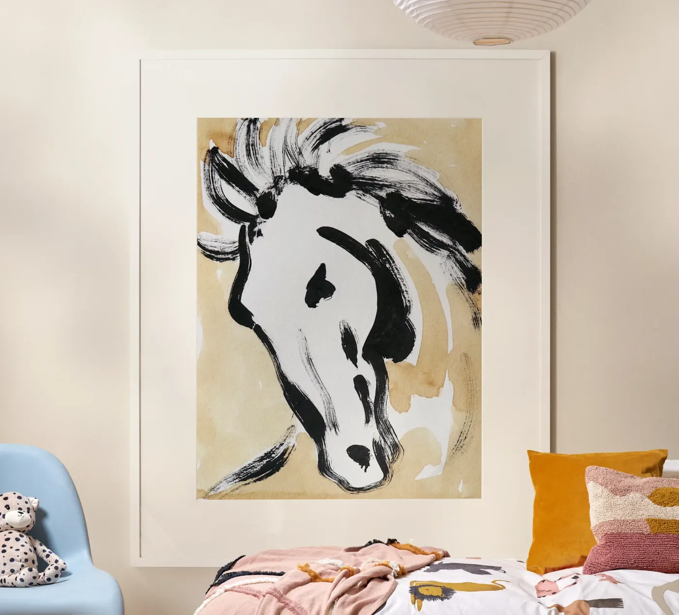 Expressive Horse Head poster da Santhosh ch