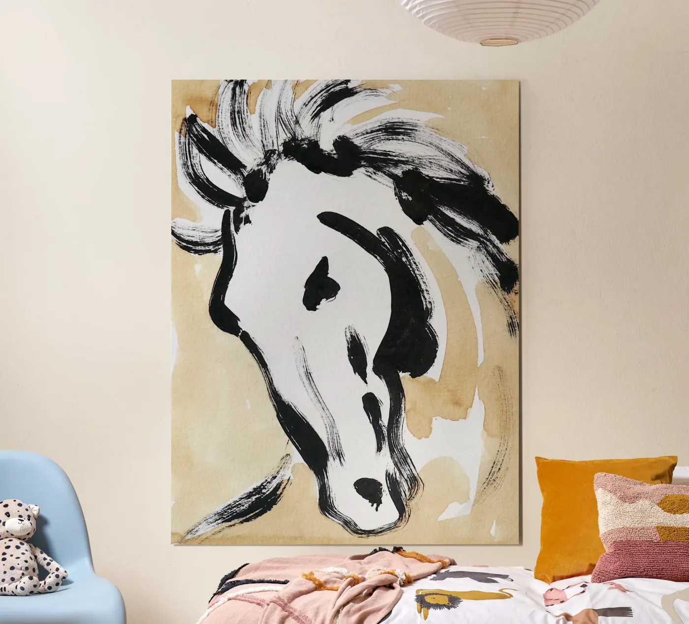 Expressive Horse Head poster da Santhosh ch