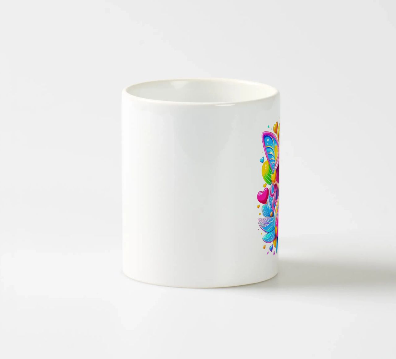 Little Fairy Magic Art - Add Custom Name, Event and Age ceramic mug by Artnesia