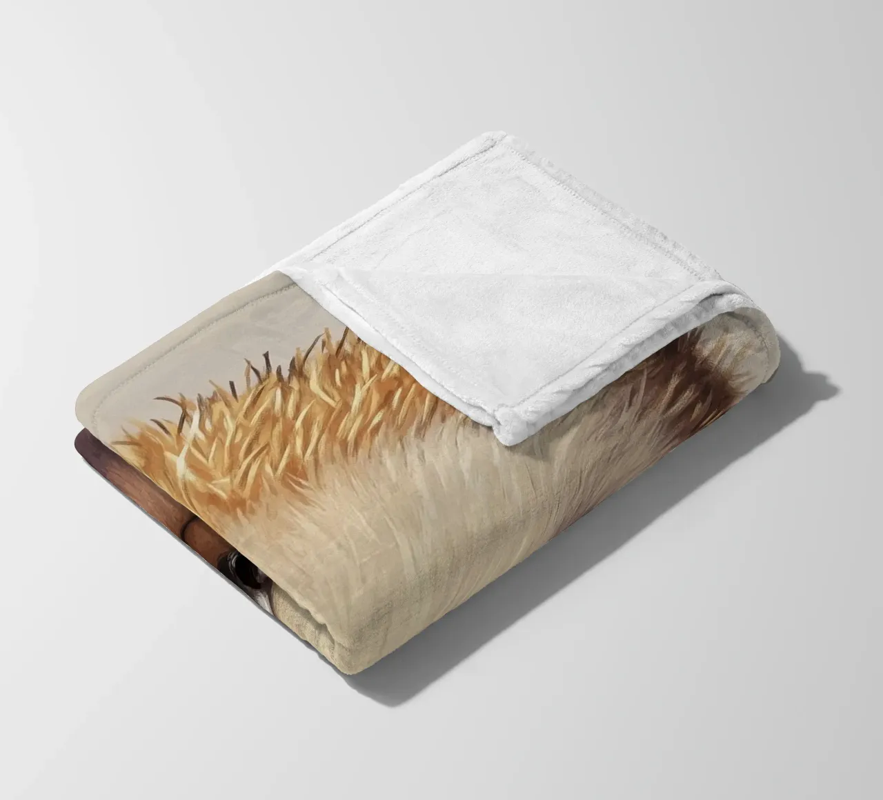 HeldIn #5: Igel Fleecedecke von farbenhelden