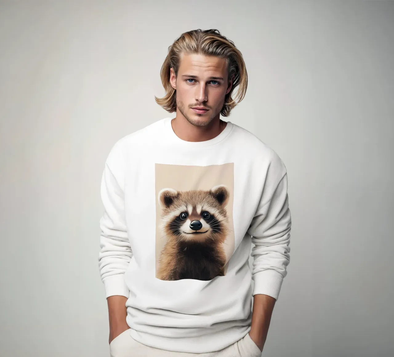 HeldIn #6: Waschbär Sweatshirt von farbenhelden