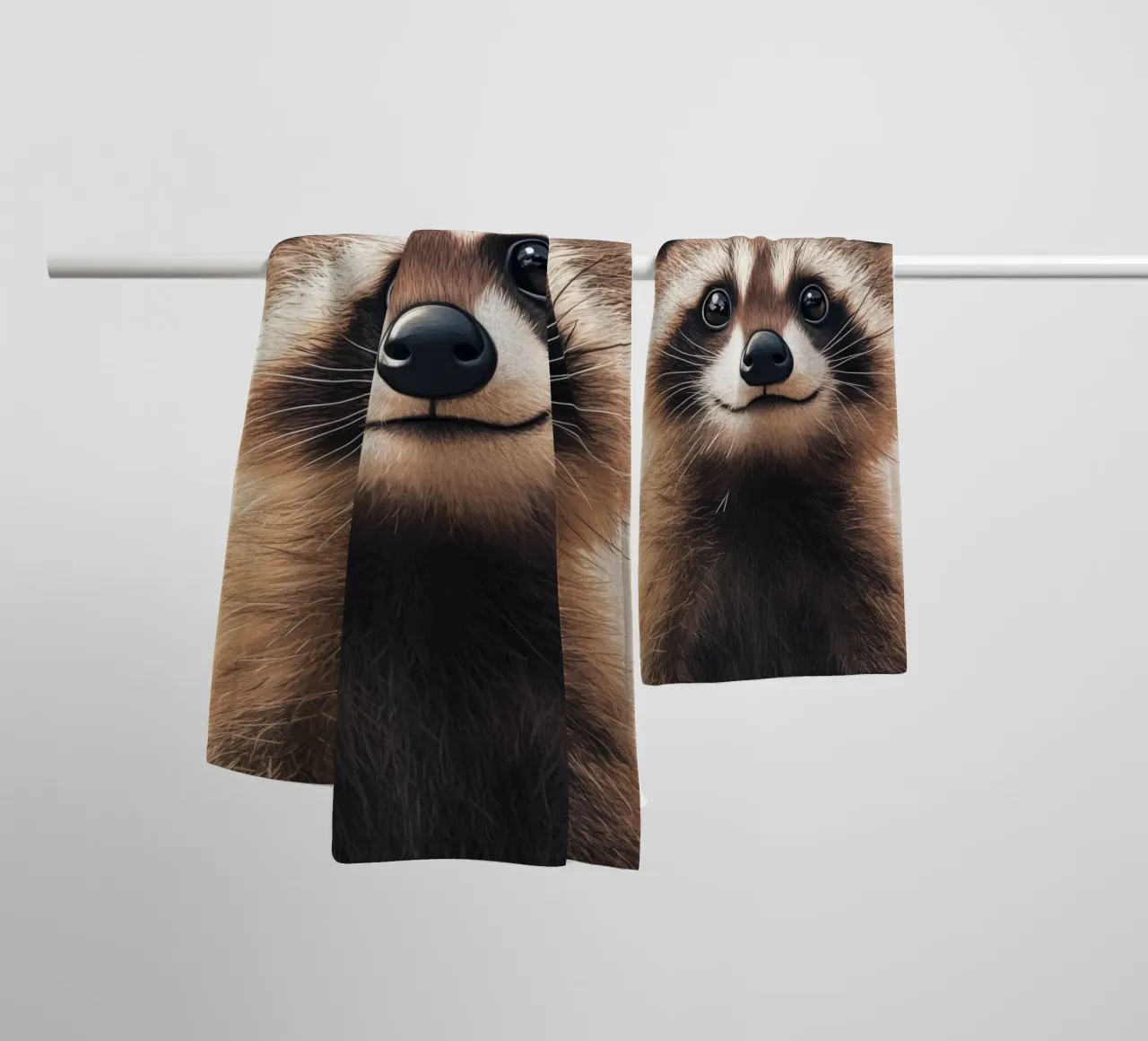 HeldIn #6: Waschbär Handtuch von farbenhelden