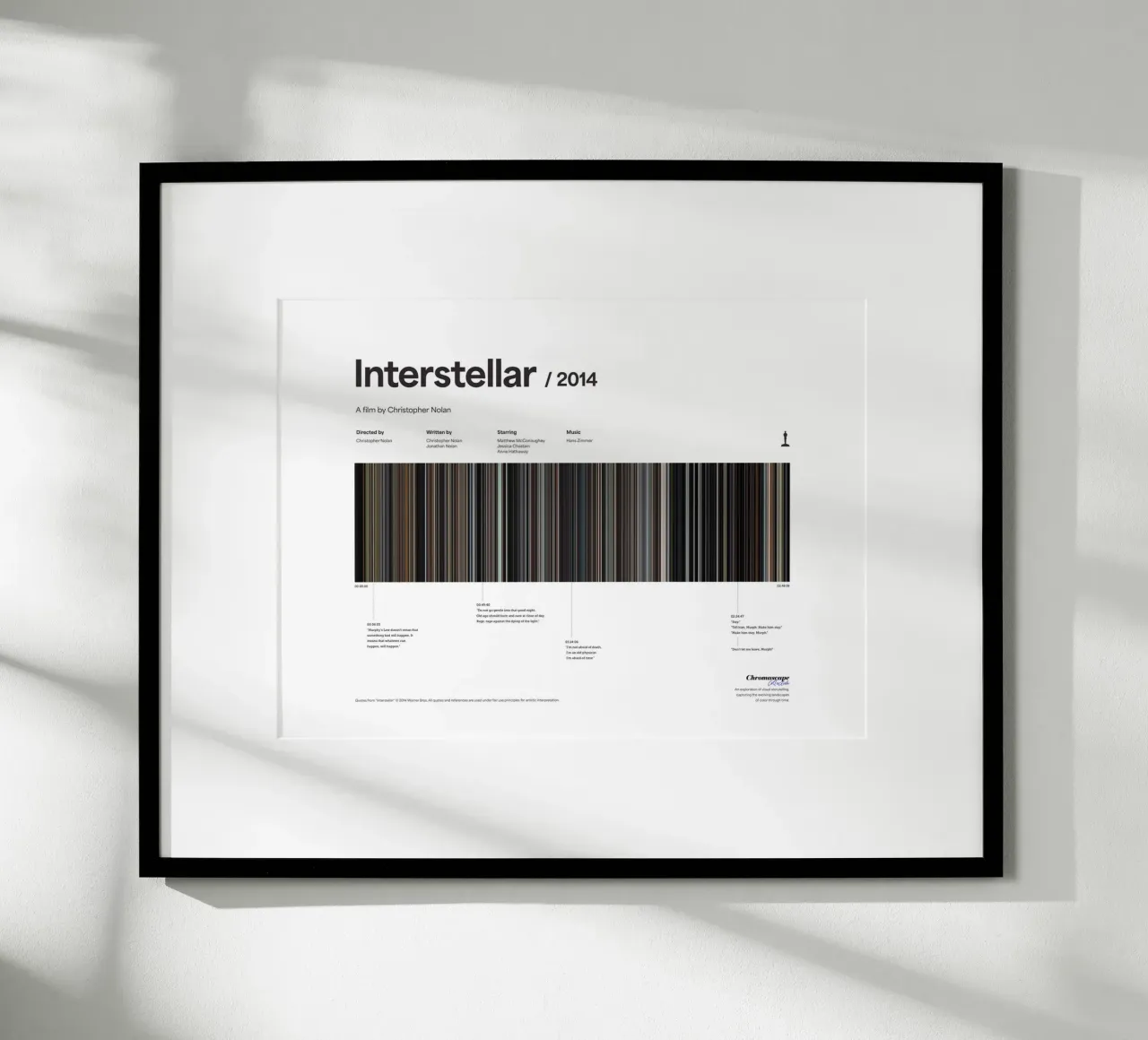 Interstellar (Chromascape) poster da Made by TAKA