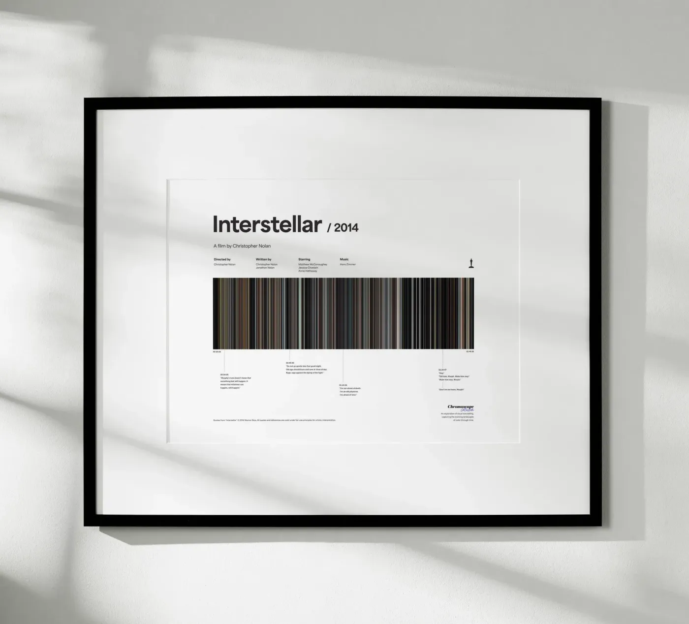 Interstellar (Chromascape) poster da Made by TAKA