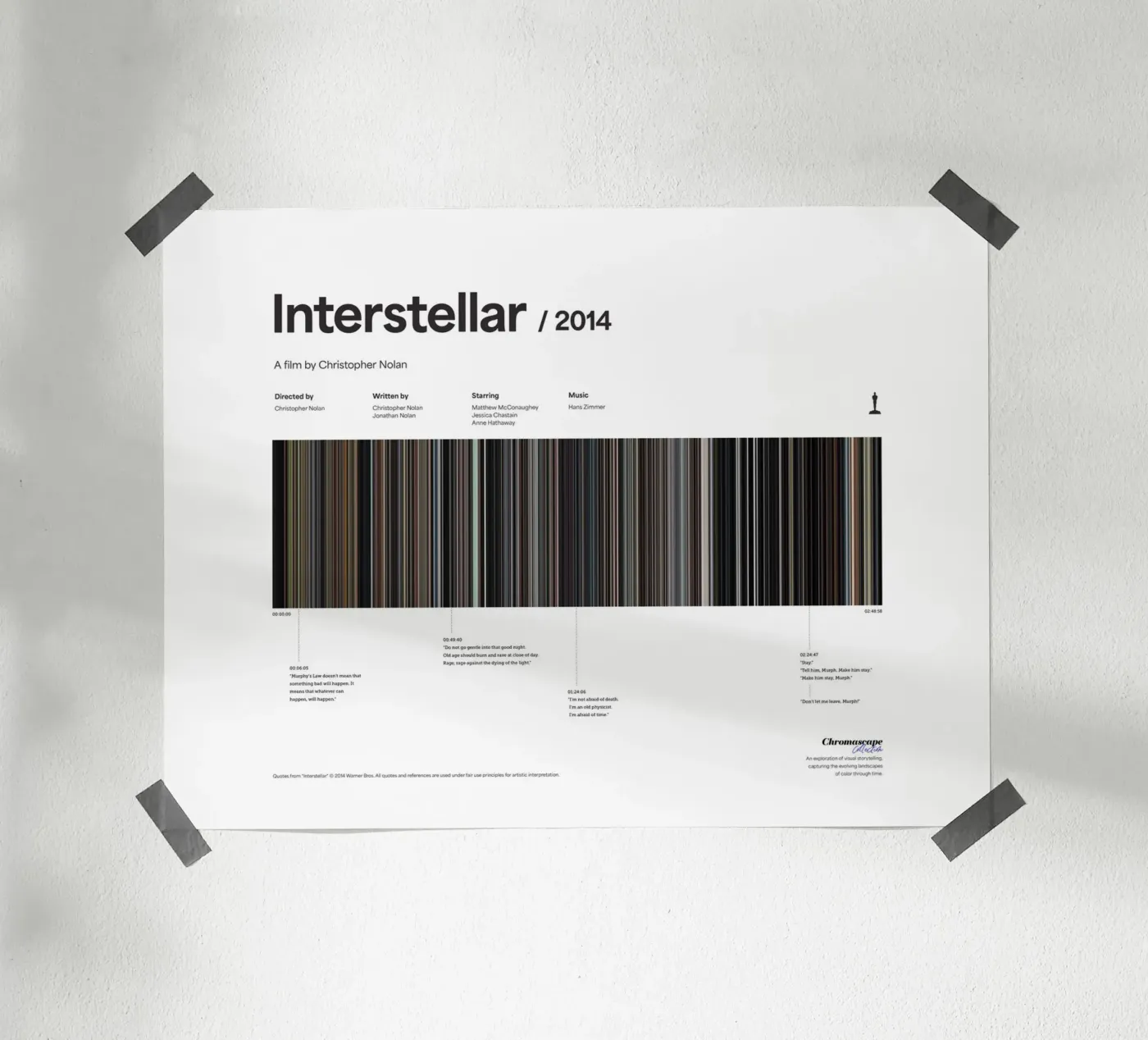 Interstellar (Chromascape) poster da Made by TAKA