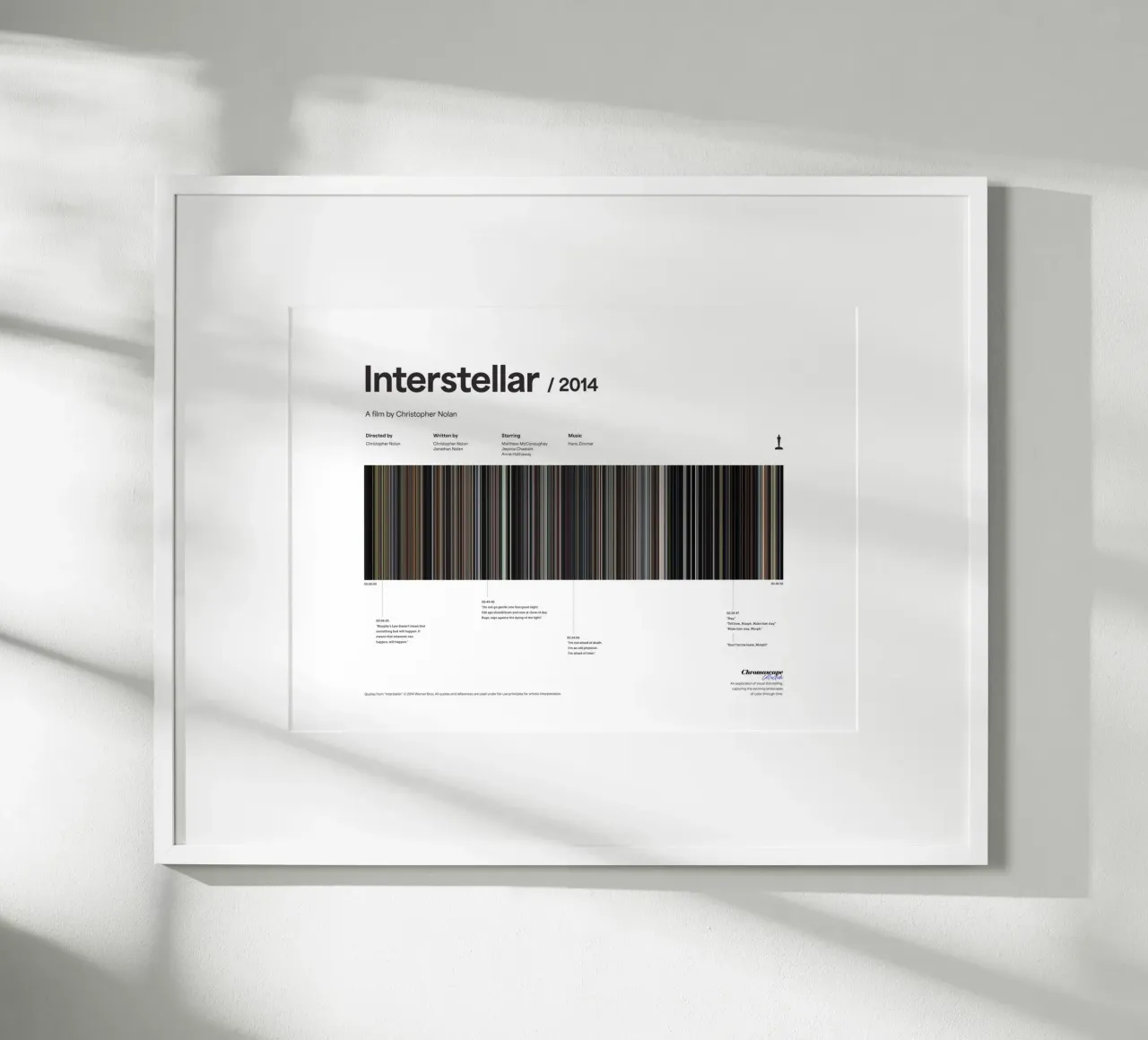 Interstellar (Chromascape) poster da Made by TAKA