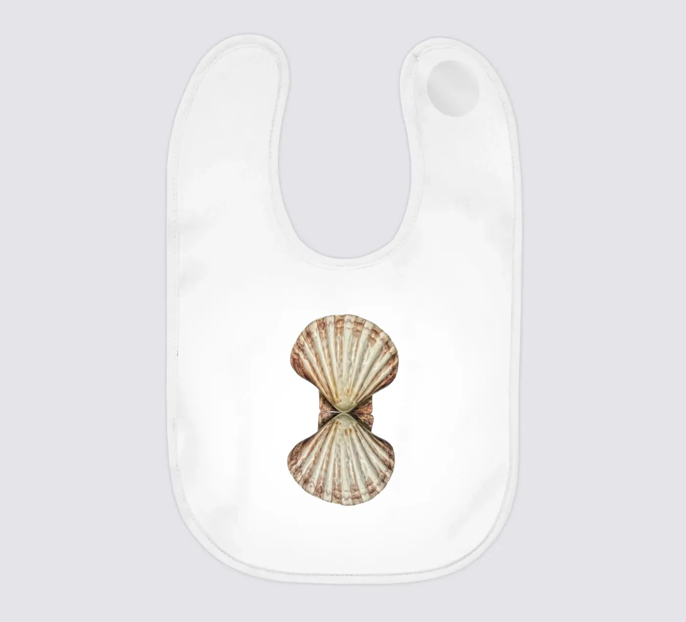 Venusmuschel Babylätzchen von Curious Collections by Marielle Leenders