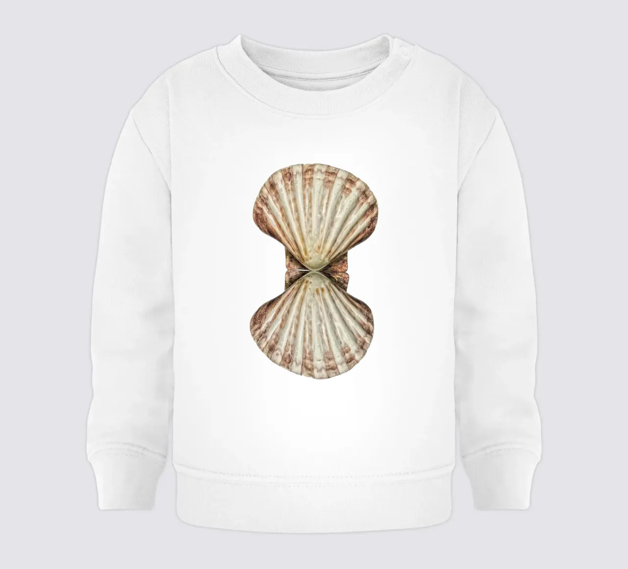 Conchiglia di Venere felpa neonato da Curious Collections by Marielle Leenders