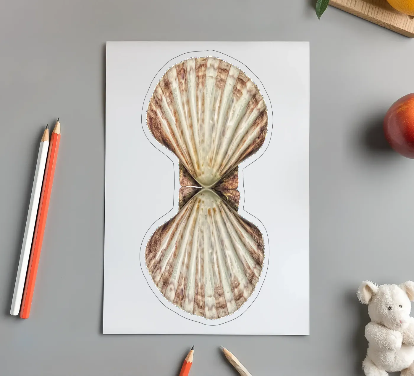 Venus Shell sticker sheet by Curious Collections by Marielle Leenders