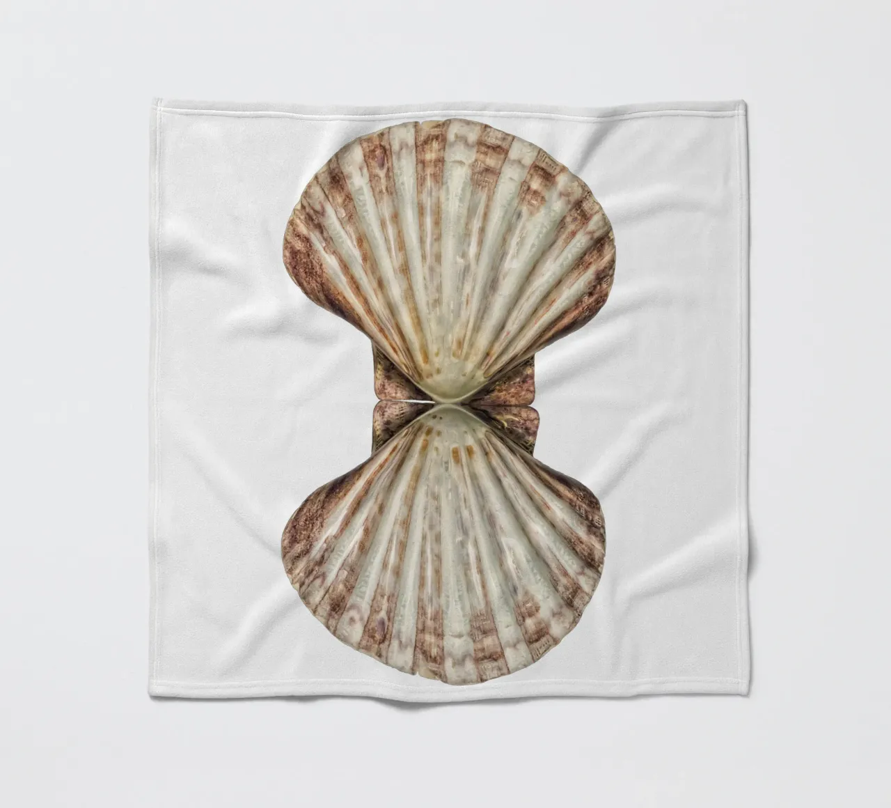 Venusmuschel Fleecedecke von Curious Collections by Marielle Leenders