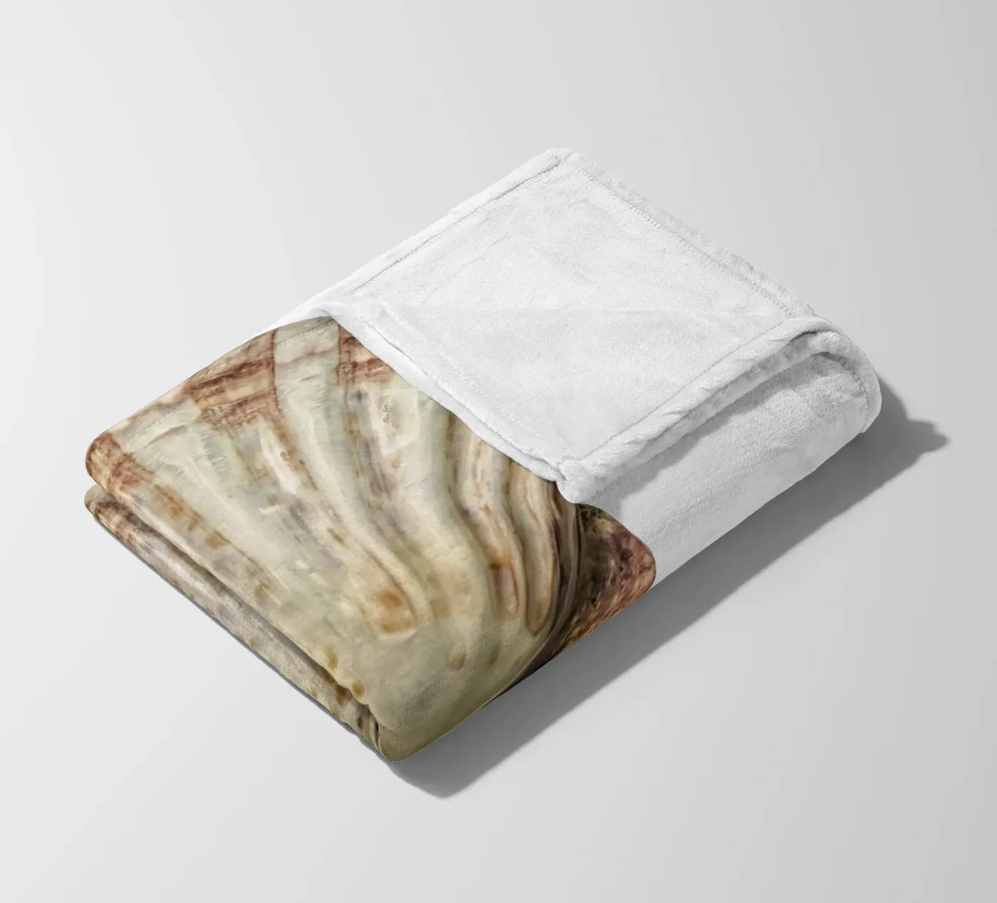 Venusschelp fleecedeken van Curious Collections by Marielle Leenders