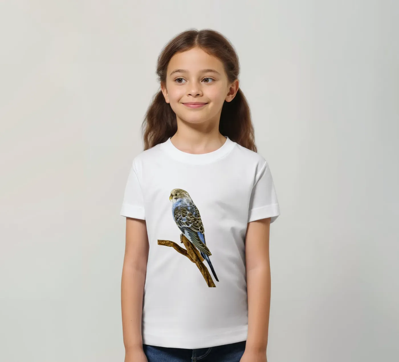 Parkieten kinder t-shirt van Curious Collections by Marielle Leenders