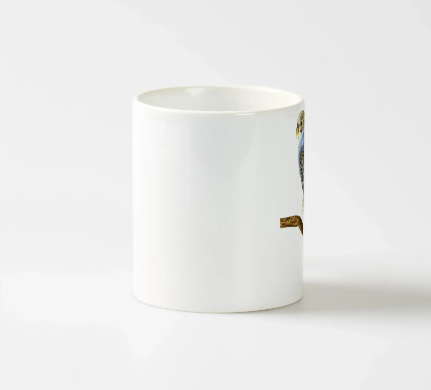 Parakeets ceramic mug by Curious Collections by Marielle Leenders