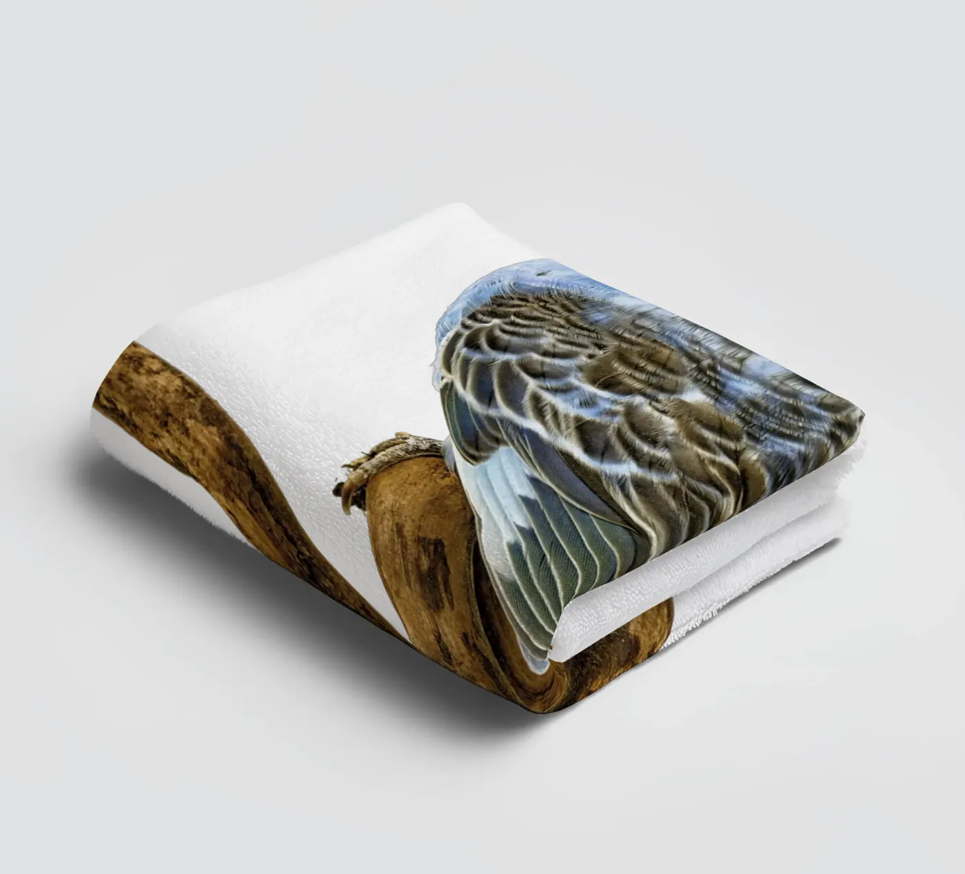 Parakeets towel by Curious Collections by Marielle Leenders