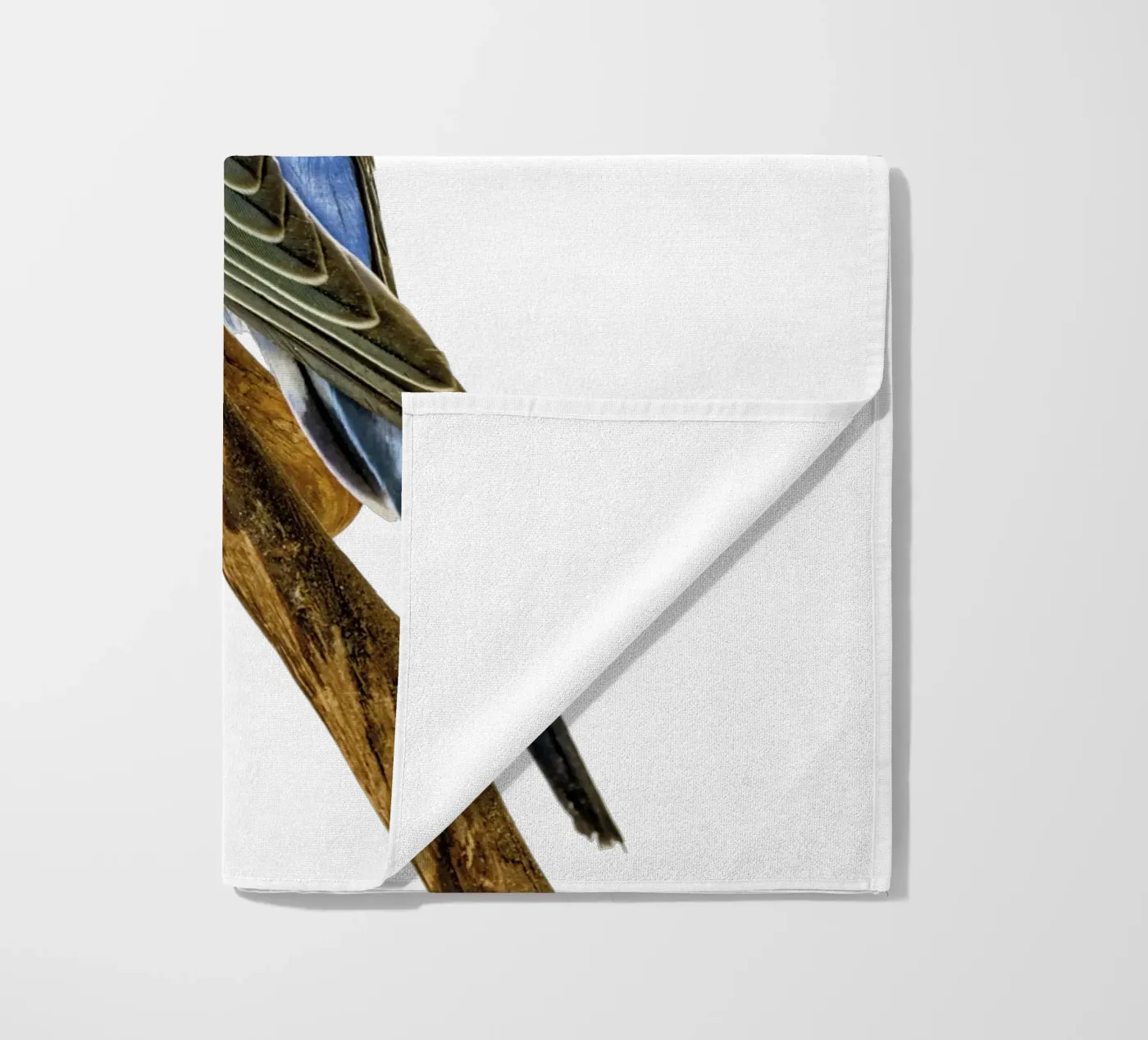 Parakeets beach towel by Curious Collections by Marielle Leenders
