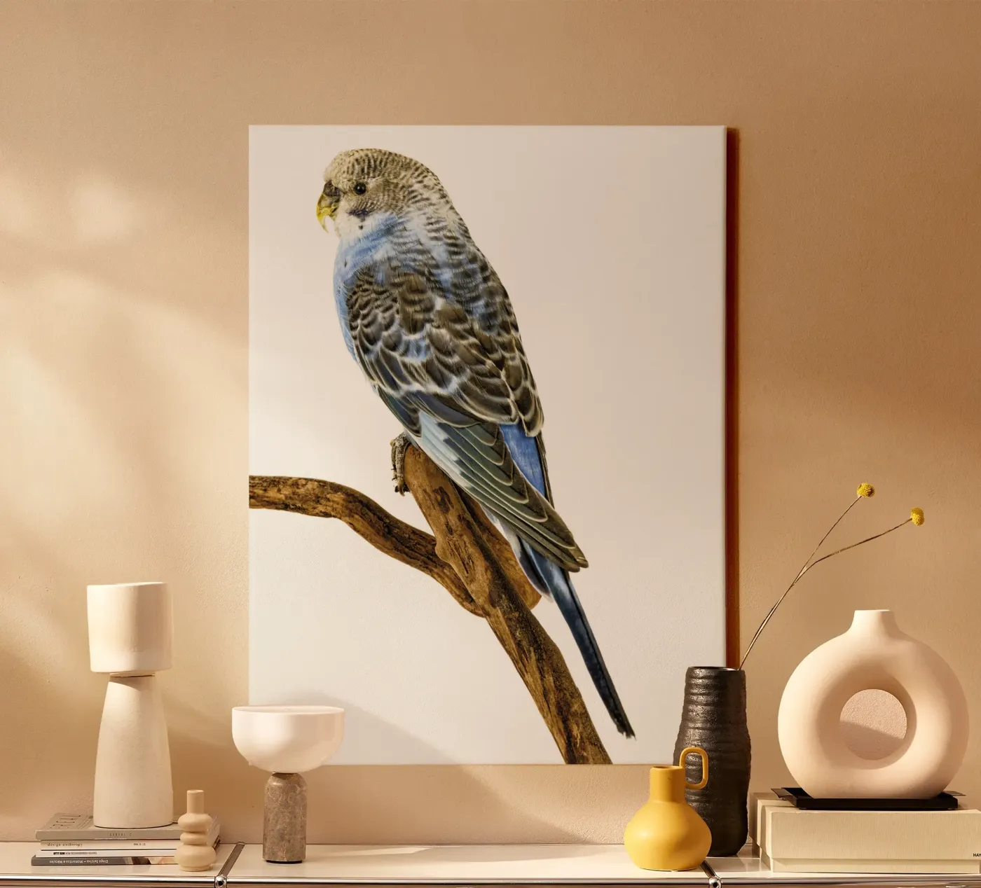 Parakeets tela da Curious Collections by Marielle Leenders