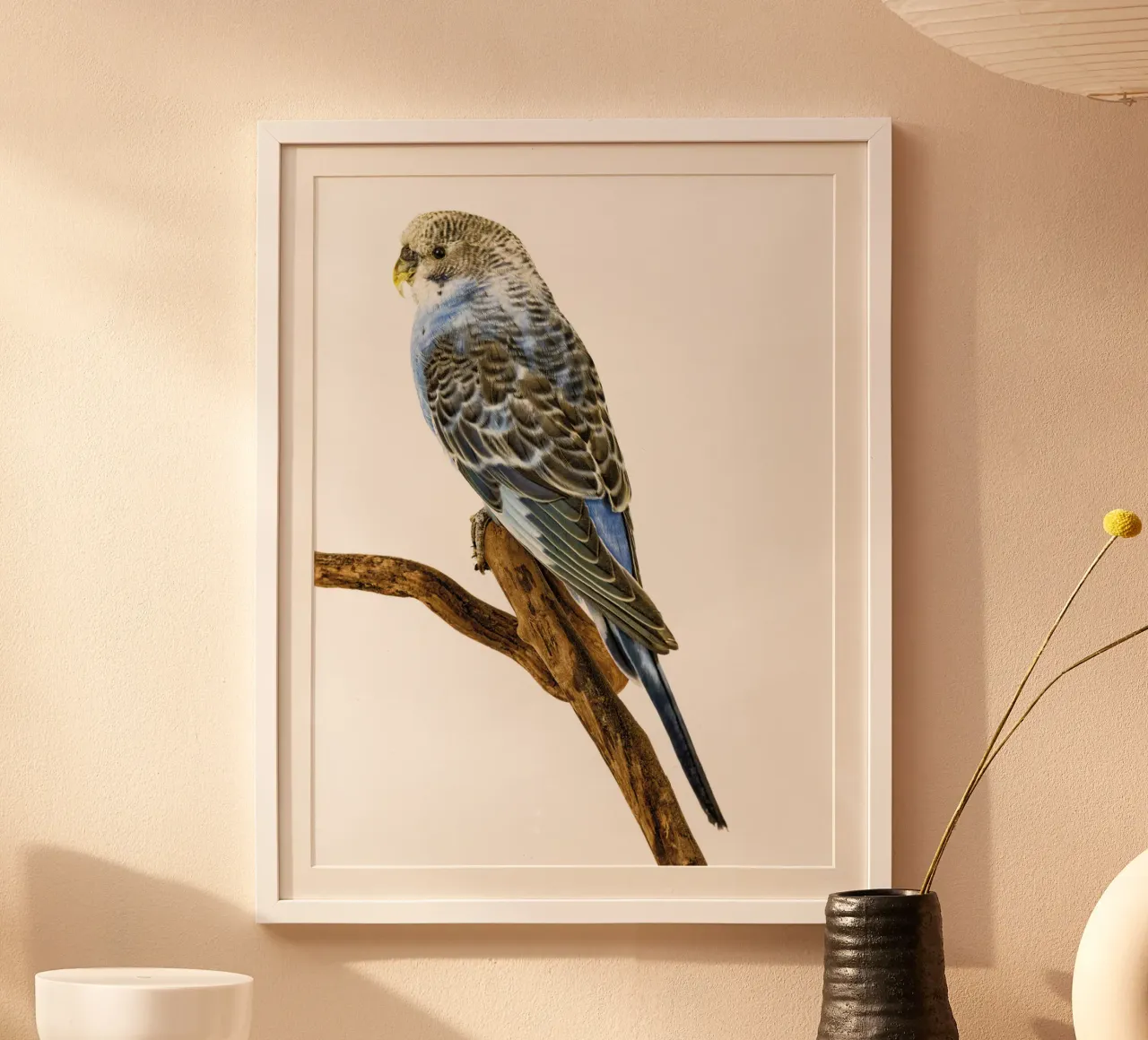 Parkieten poster van Curious Collections by Marielle Leenders