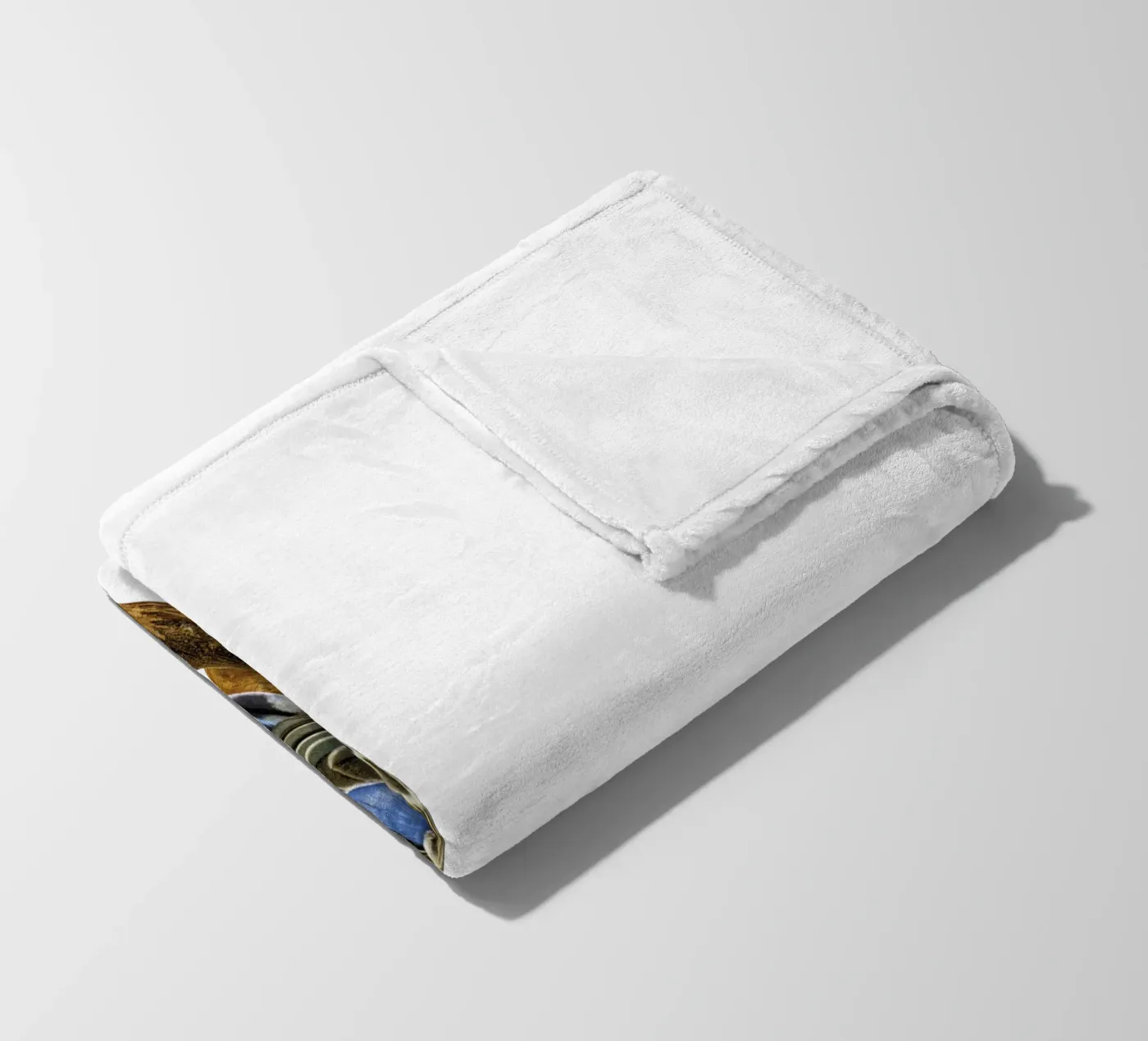 Parakeets fleece blanket by Curious Collections by Marielle Leenders