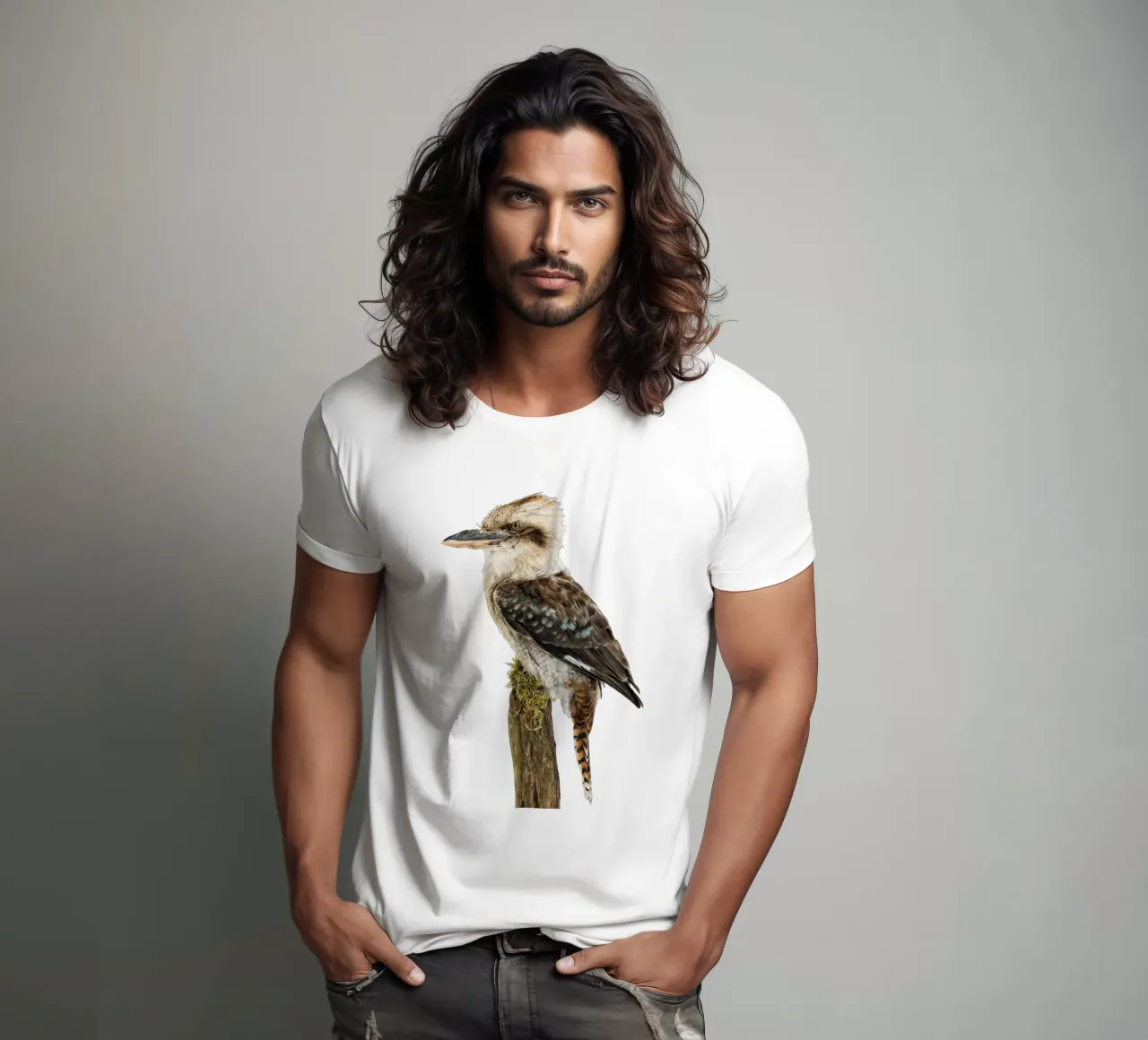 Kookaburra T-Shirt von Curious Collections by Marielle Leenders