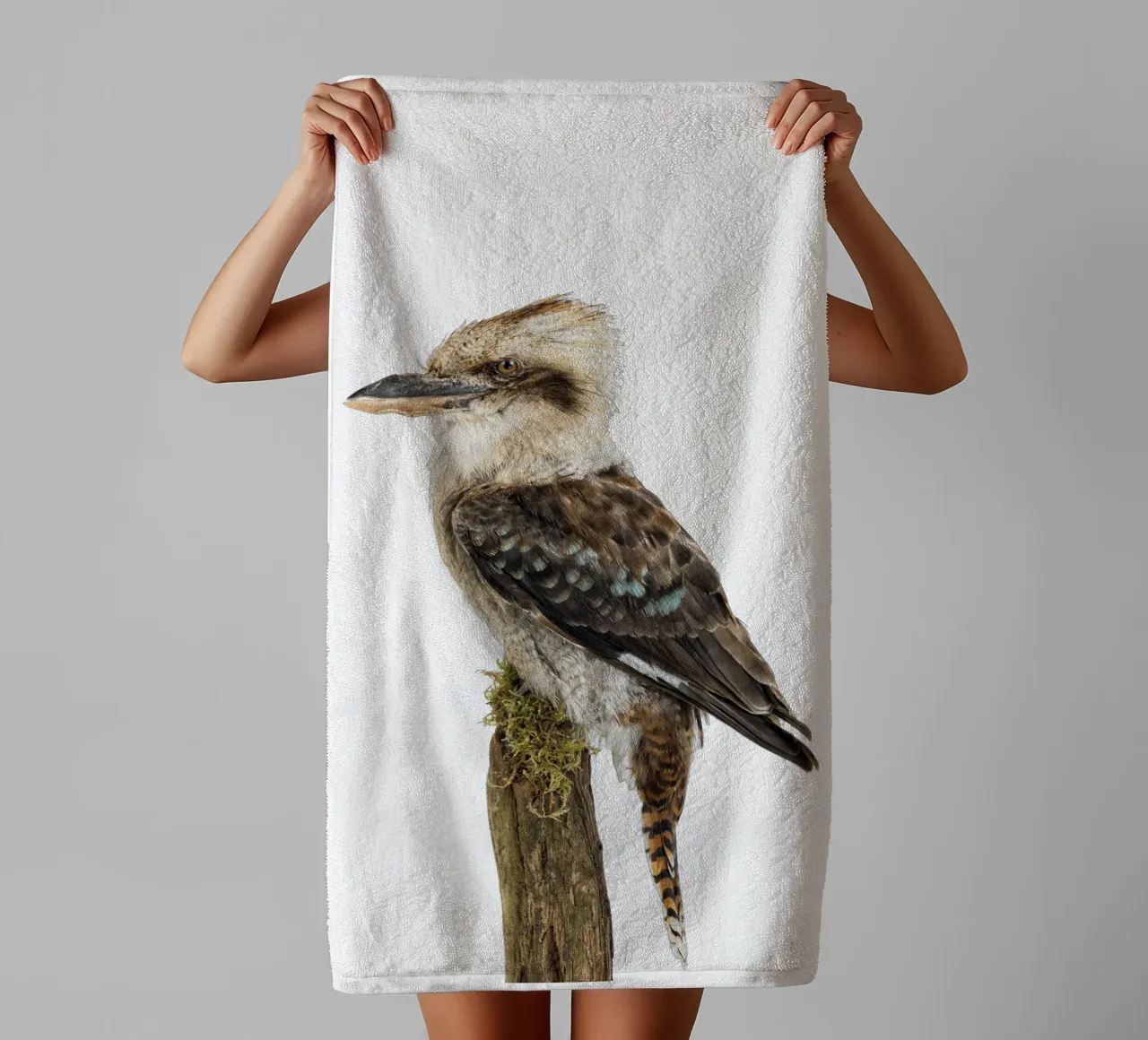Kookaburra asciugamano da bagno da Curious Collections by Marielle Leenders