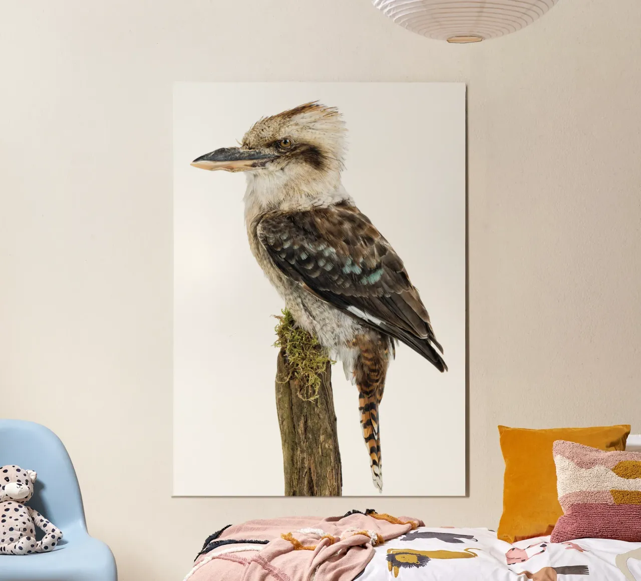 Kookaburra alu-dibond by Curious Collections by Marielle Leenders