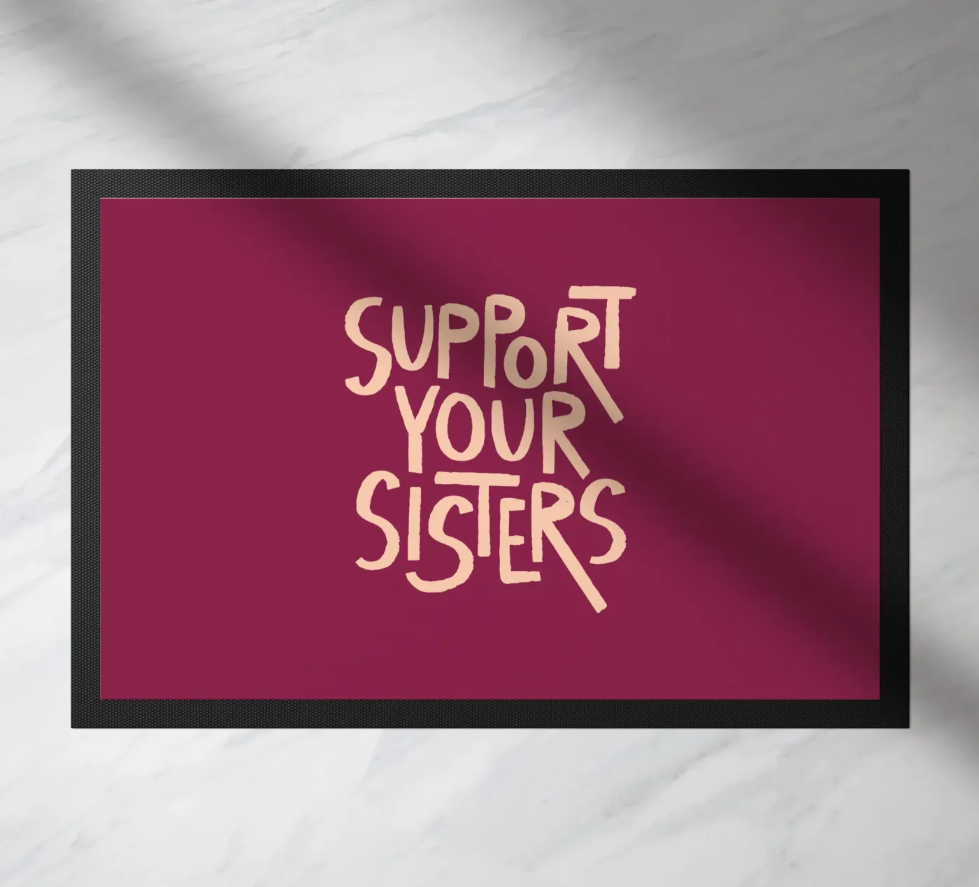 Support Your Sisters Statement Typography Artwork zerbino da Blisstype