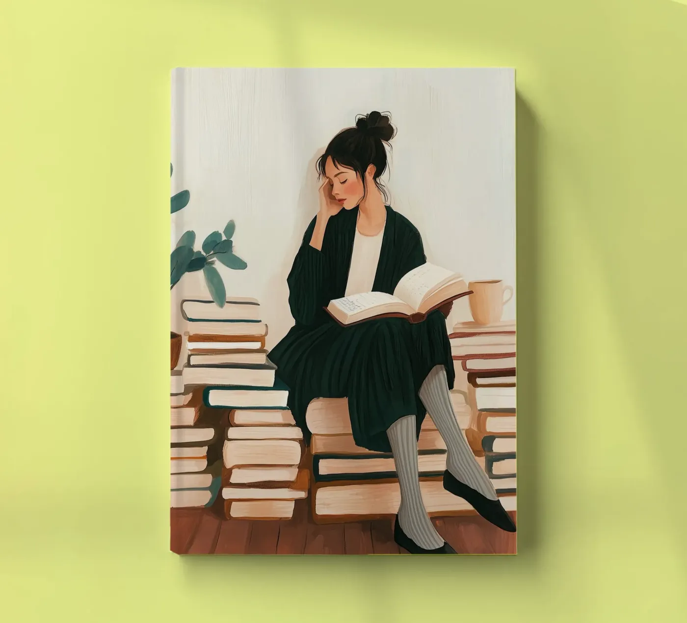 Quiet Reader notebook by Freya
