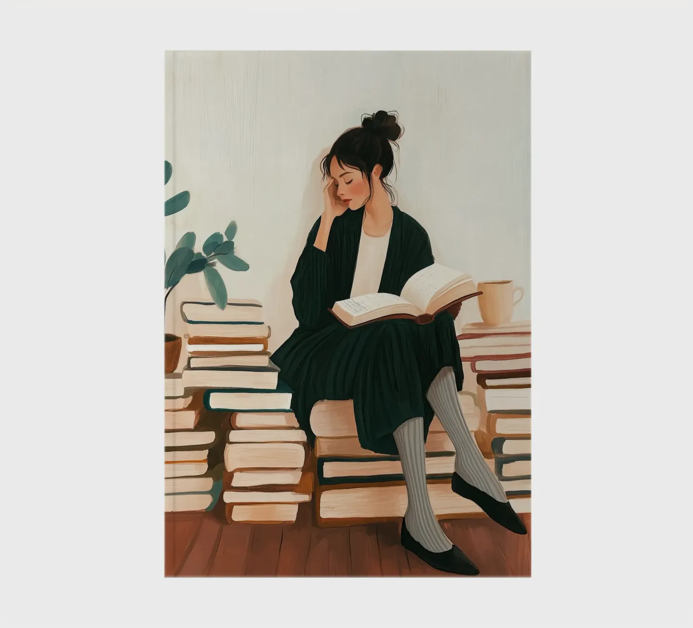 Quiet Reader notebook by Freya