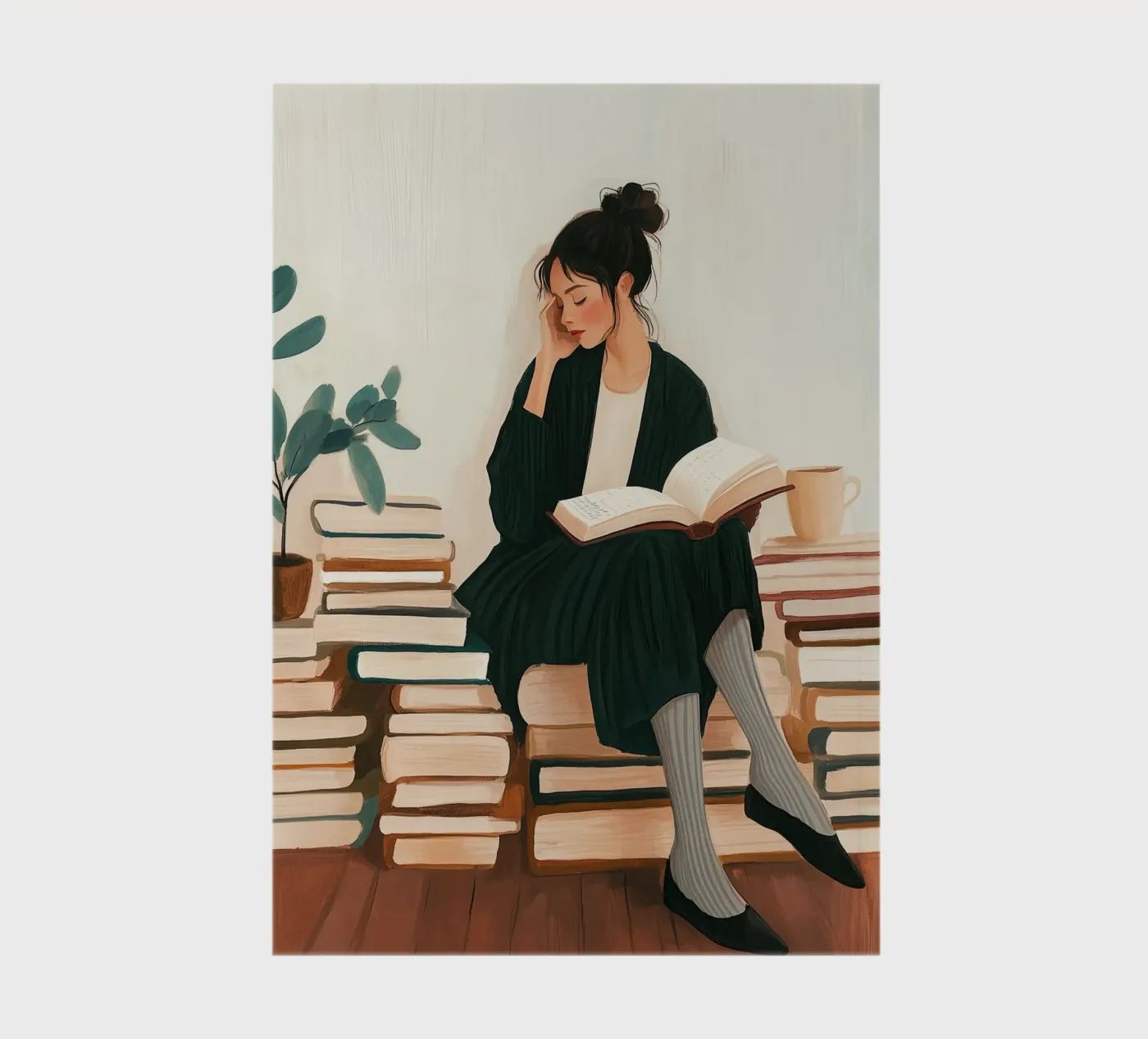 Quiet Reader notebook by Freya