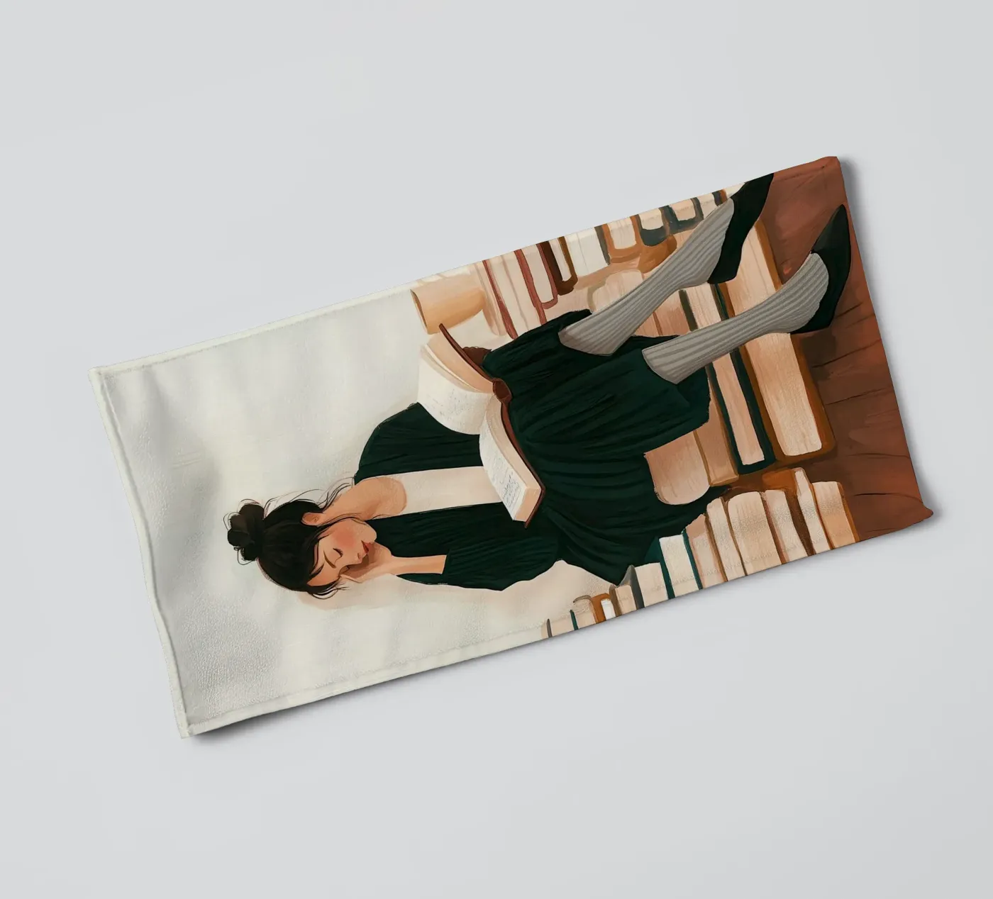 Quiet Reader badhanddoek van Freya